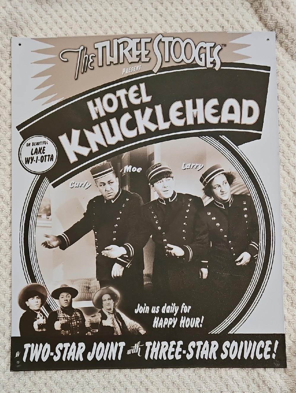 Three Stooges Wall Art - Metal